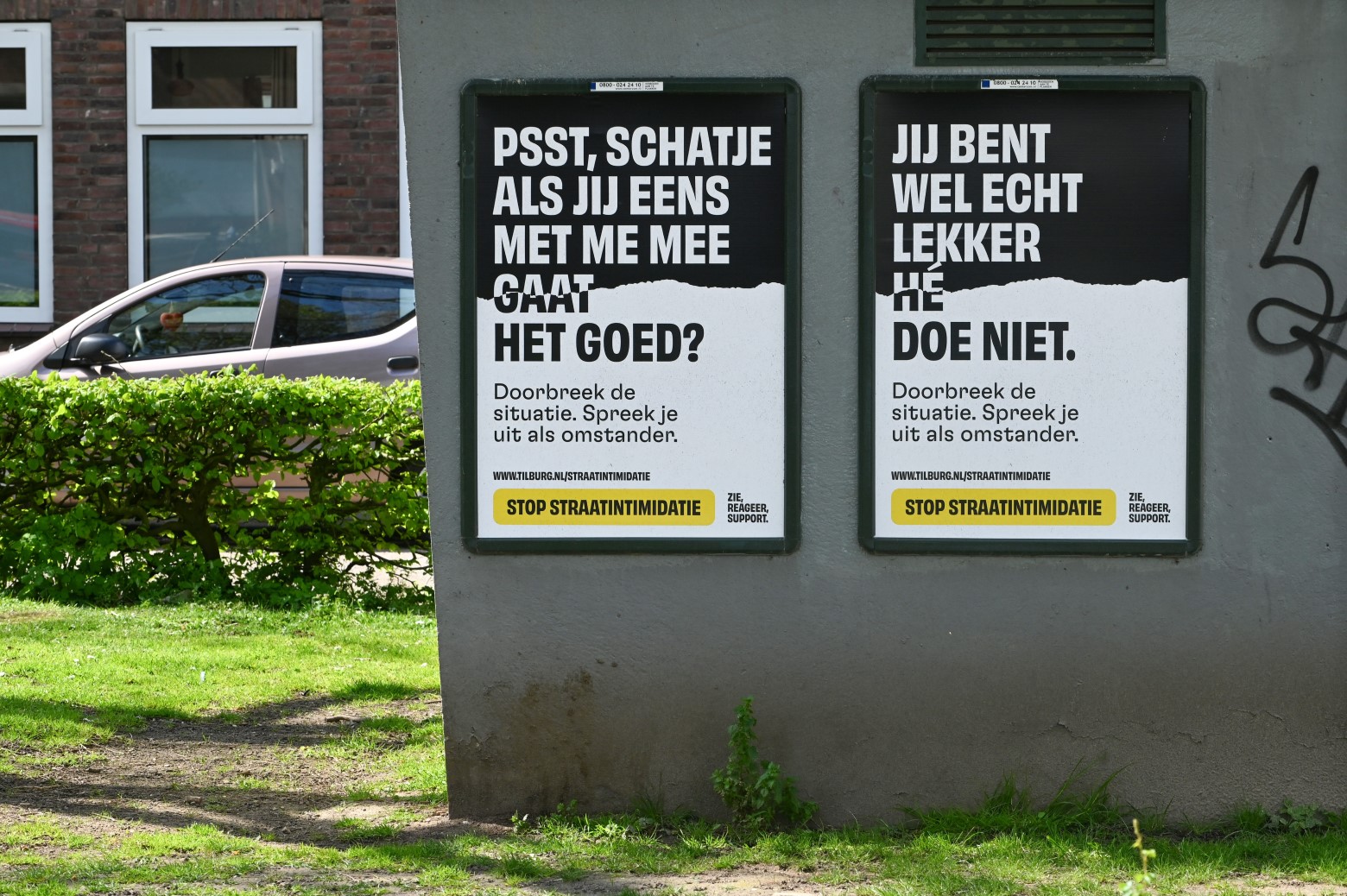 ‘Herhaal straatintimidatie niet in campagnes’